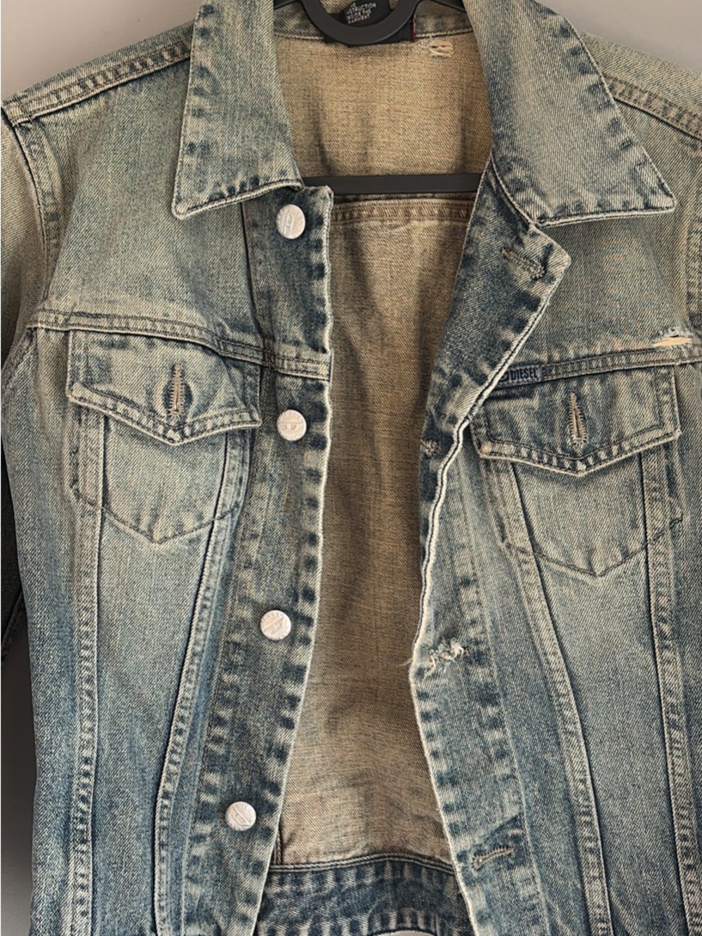 Diesel Light Blue Washed Denim Jacket